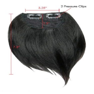 Brazilian Virgin Remy Clip in Hair Fringe